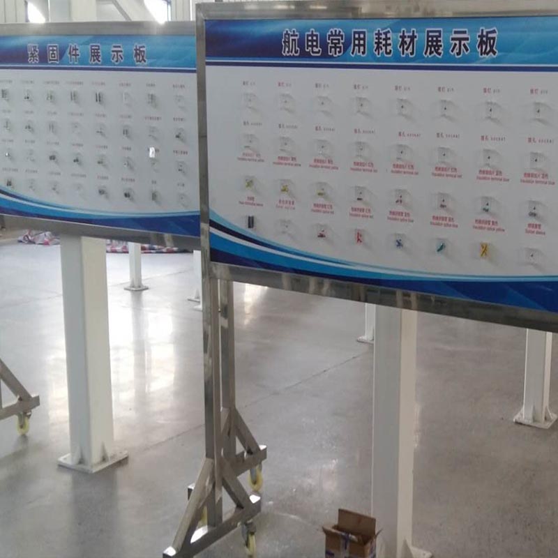 Display Board for Fasteners and Commonly Used Avionics Consumables