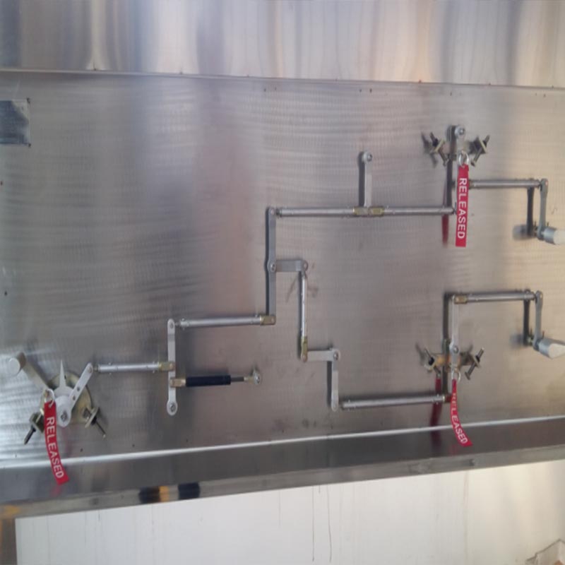 Push-pull rod training rack