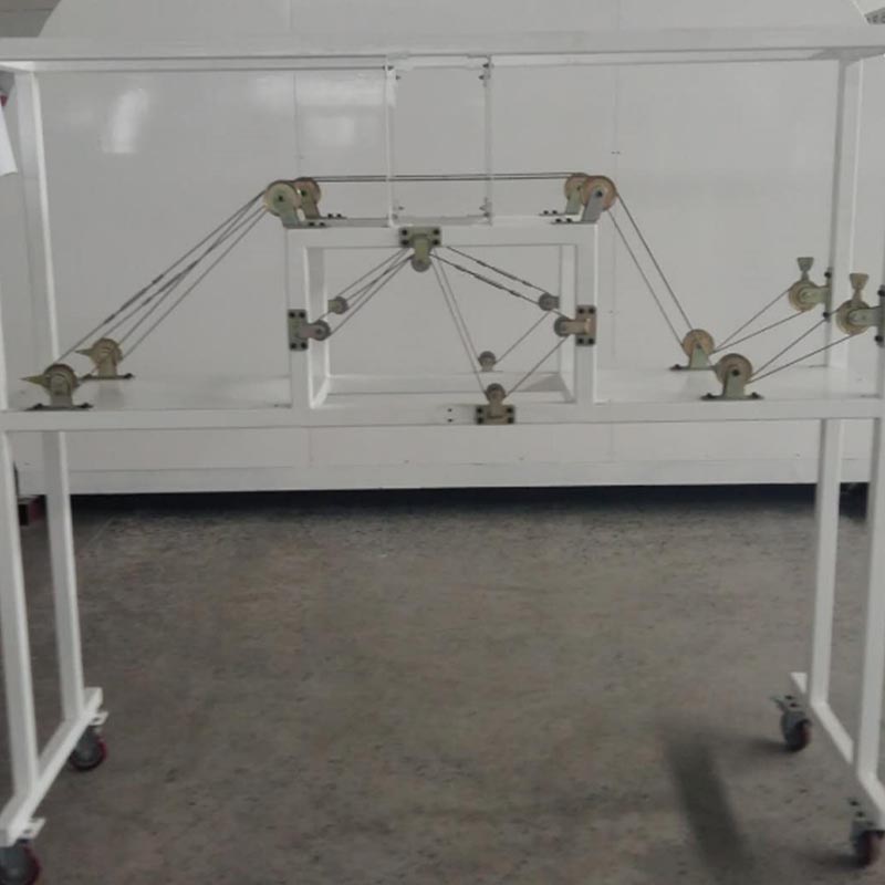 Steel cable training frame