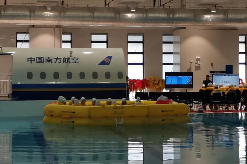 Photo of the A320 seaplane simulator